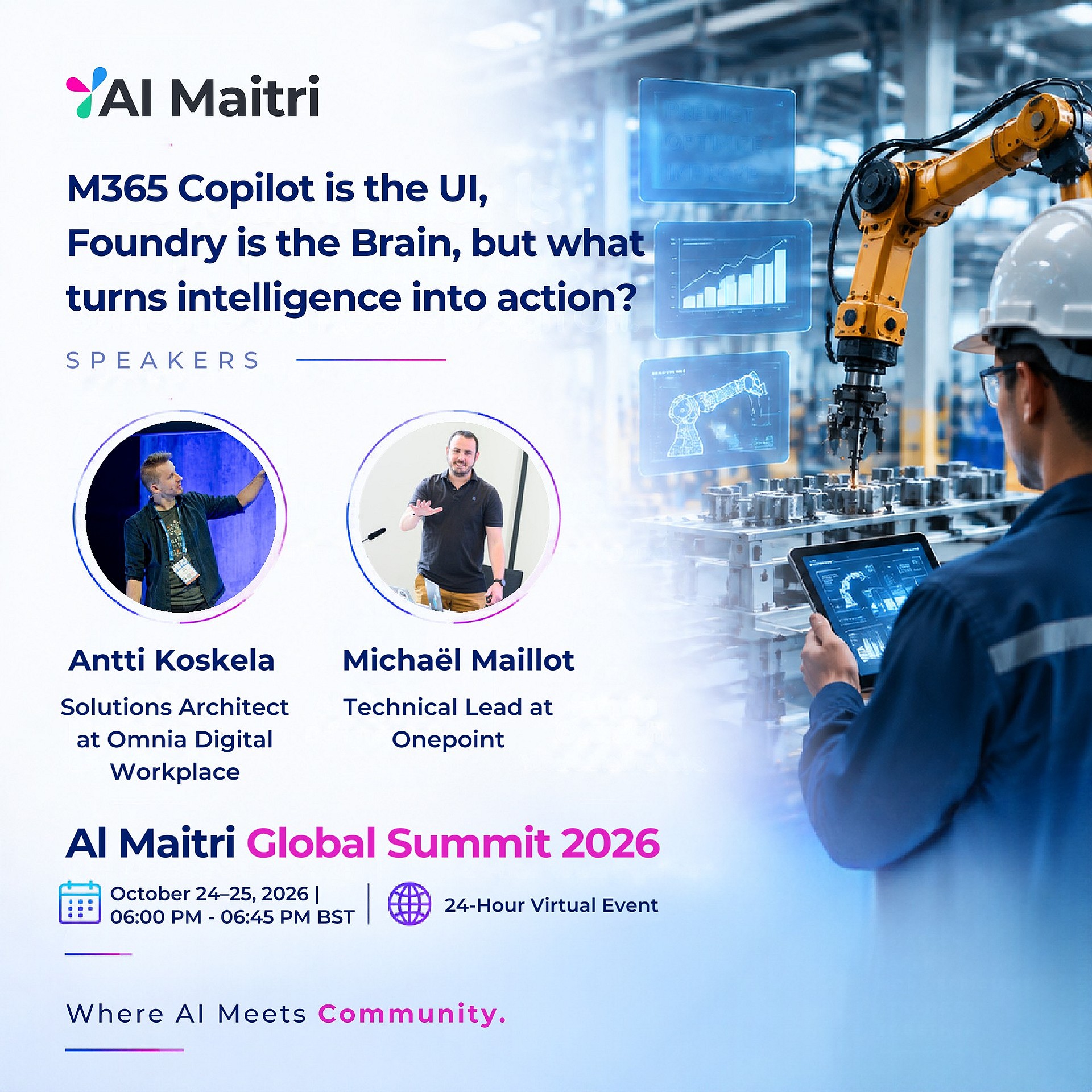 Cover image for Thanks for attending our session at AI Maitri Global Summit 2026!